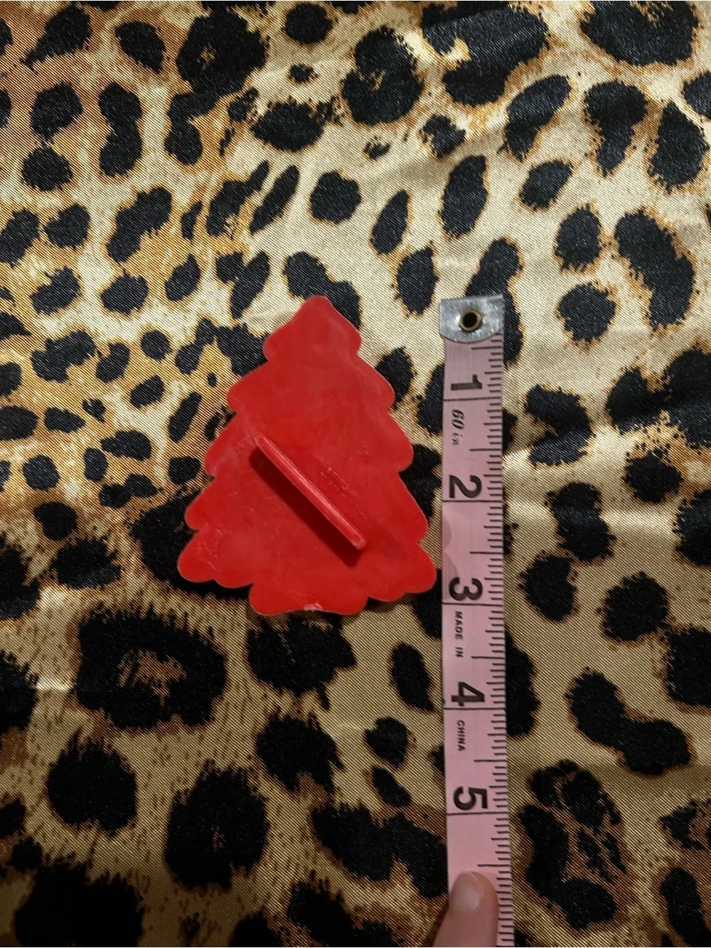 3 inch. Red Plastic Festive Christmas Tree Cookie Cutter